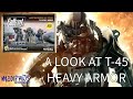 A LOOK AT T-45 HEAVY ARMOR. FALLOUT WASTELAND WARFARE