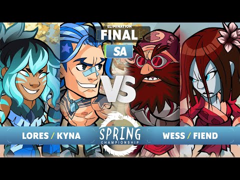 Lores & Kyna vs Wess & Fiend - Elimination Final - Spring Championship 2023 - SA 2v2