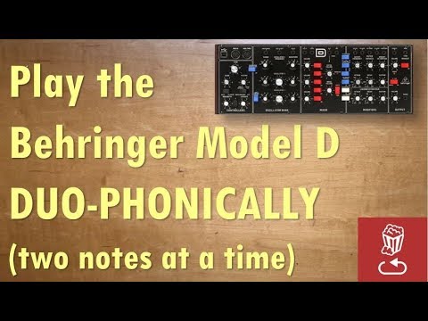 How to "upgrade"  the Behringer Model D to a duophonic synth