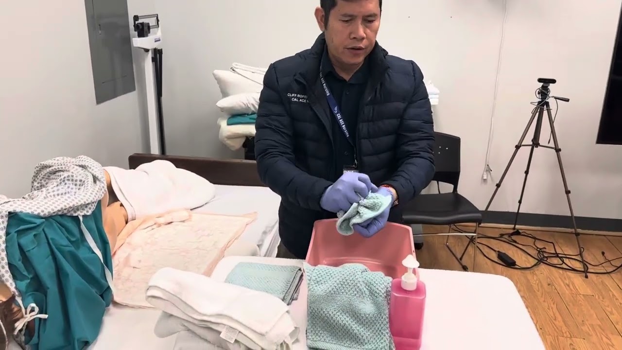 CNA Class - Perineal Care - CAL ACE Nursing Academy CNA Program