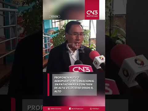 HUARANCA PROPONE NUEVO AEROPUERTO EN PATACAMAYA