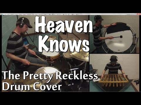 The Pretty Reckless - Heaven Knows Drum Cover with Marching Machine
