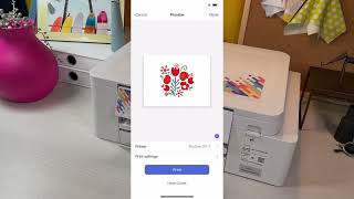Brother SP1 - drukowanie z aplikacji Artspira