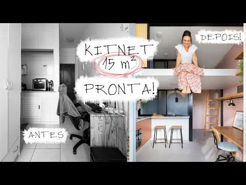 KITNET 15 m² PRONTA - REFORMA COMPLETA