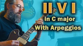 How to start soloing over a II V I with arpeggios