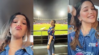 Sara Tendulkar Lovely Moments video during Mumbai Indians Last Match in IPL 2022