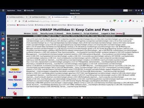 Mutillidae: Lab 20 Walkthrough
