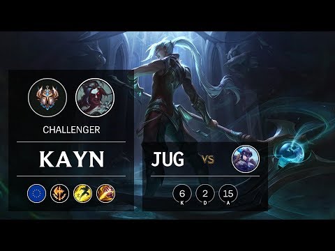 Kayn Jungle vs Sejuani - EUW Challenger Patch 9.8