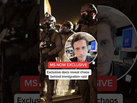 MS NOW EXCLUSIVE: Exclusive docs reveal chaos behind immigration raid