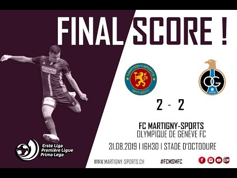 GOALS ! 1ère Ligue Classic Fc Martigny-Sports vs Olympique de Genève Fc 31.08.2019