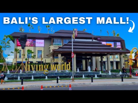 I Visited the LARGEST SHOPPING MALL in Bali : Living World Denpasar