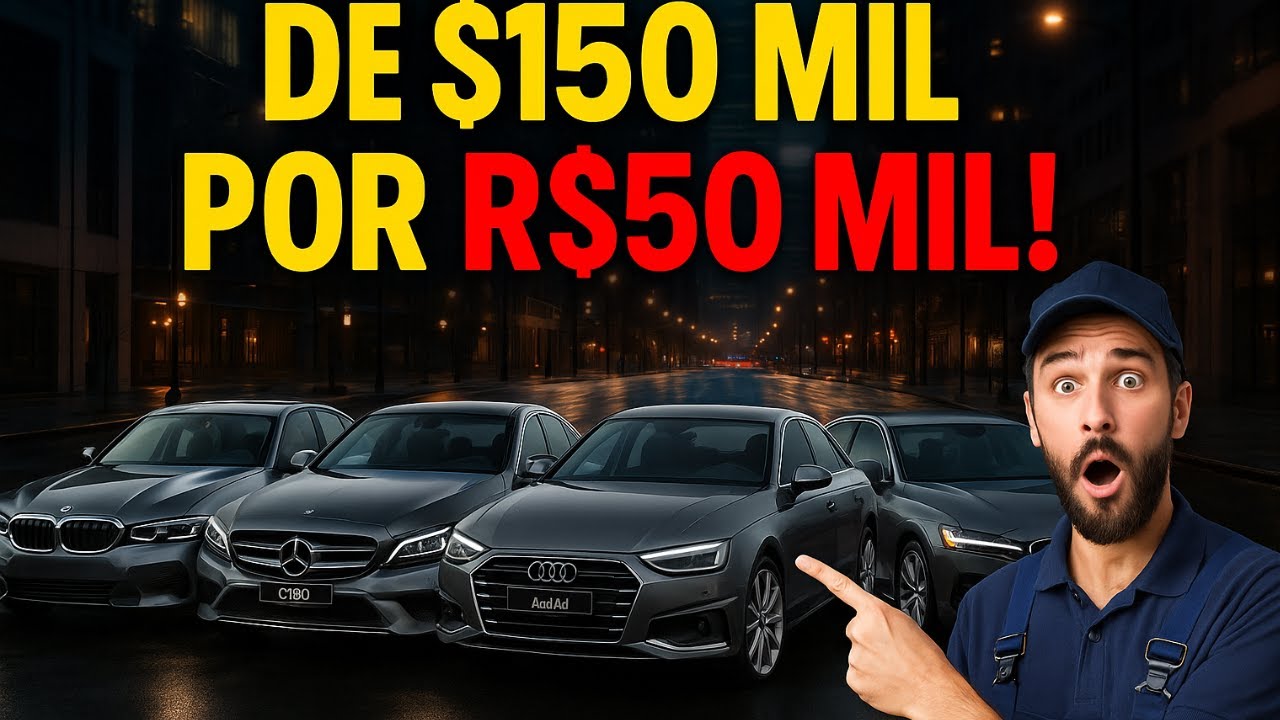 4 CARROS DE LUXO QUE ERAM UMA FORTUNA… E HOJE ESTÃO DE GRAÇA!