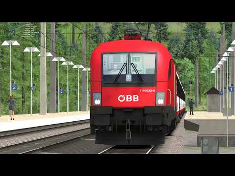 OBB 1116 022-0 Passenger Service at Breitenstein