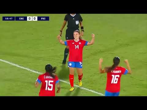 Costa Rica vs Philippines 1-1 Womens Friendly International Goals Highlights Resumen 2022 HD