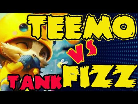 TEEMO vs FIZZ - HOW TO DEAL WITH THE TANK FIZZ -  League of Legends Season 10 rank #207