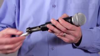 Video thumbnail for Shure BLX2/SM58 Handsender by Huss TV