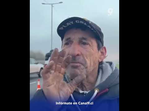 Hombre en situación de calle hace completo relato de accidente de tránsito en Concepción