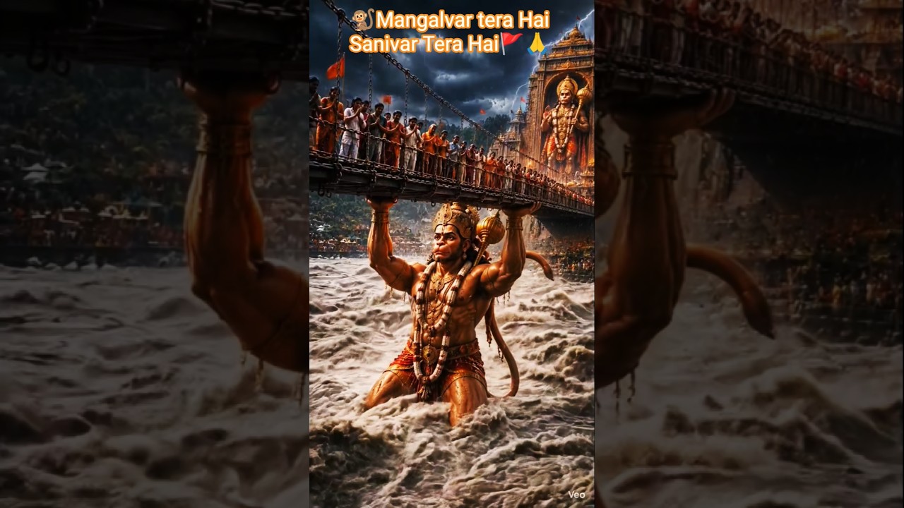 🐒Mangalvar Tera Hai Sanivar Tera Hai 🚩🙏#shorts #bhakti #tranding #sortfeed #bajrangbali