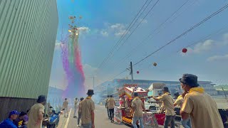 送泡麵又送西瓜 德邑五龍壇炮贊頭前溪王家中壇元帥