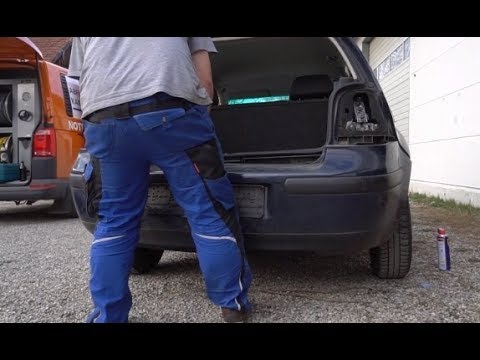 VW GOLF 4 HECKSTOßSTANGE DEMONTIEREN / WECHSELN TUTORIAL