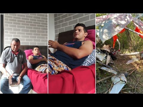 Homem que sobreviveu a acidente aéreo em Serra Grande, Sertão da Paraíba, fala sobre tragédia
