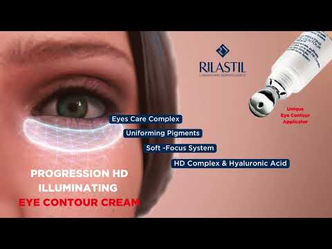 Rilastil Progression HD Illuminating Eye Contour Cream ( Reduce Dark Eye Circles & Puffiness eyes