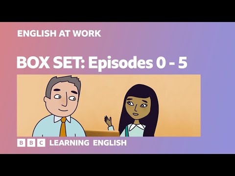 BOX SET: English at Work: episodes 0-5. Watch 24 minutes of business English words and phrases!
