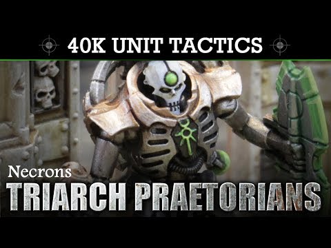 Necron Triarch Praetorians Warhammer 40K 8th Edition Tactics & Unit Showcase