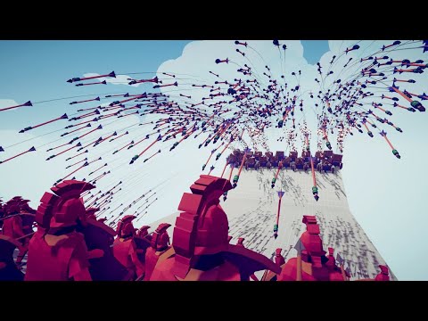 100 SHIELD UNITS vs 20 HWACHA ARROW RAIN - TABS | Totally Accurate Battle Simulator