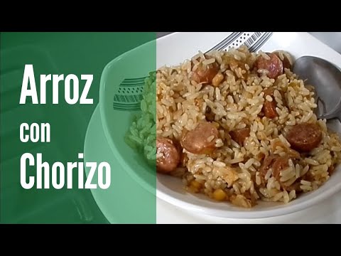 Como hacer ARROZ CON CHORIZO | Receta deliciosa