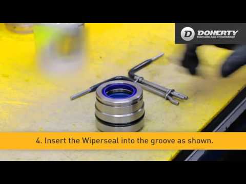 Installing the Wiperseal and Polyseal on a Hydraulic Cylinder