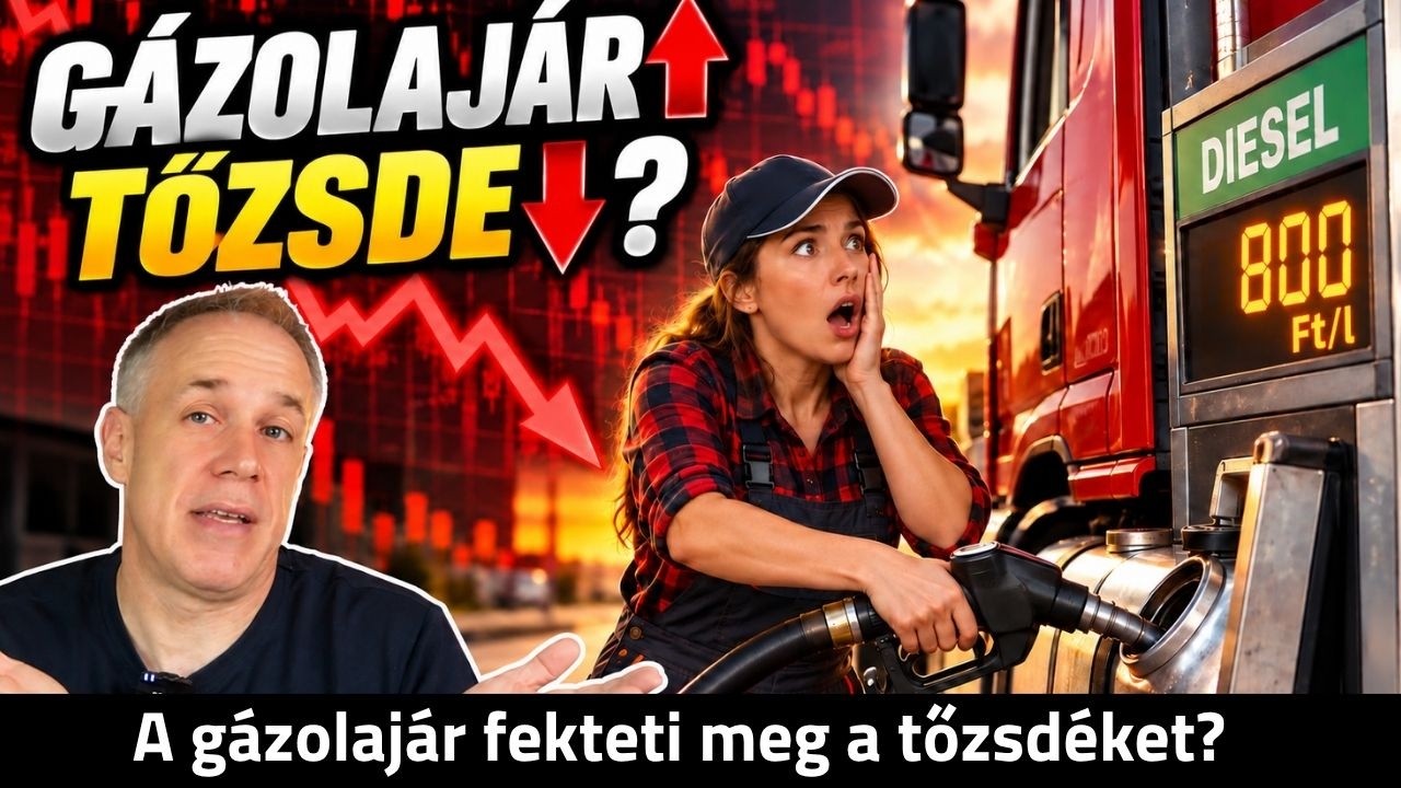 A gázolajár fekteti meg a tőzsdéket?