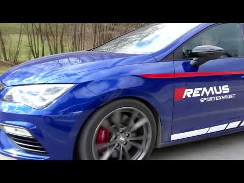 Seat Leon Cupra 5F with REMUS turbo-back system