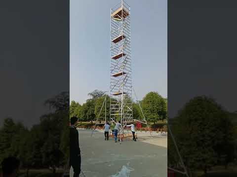 13.30Mtr Aluminium Mobile Scaffolding Tower | Available on IndiaMART