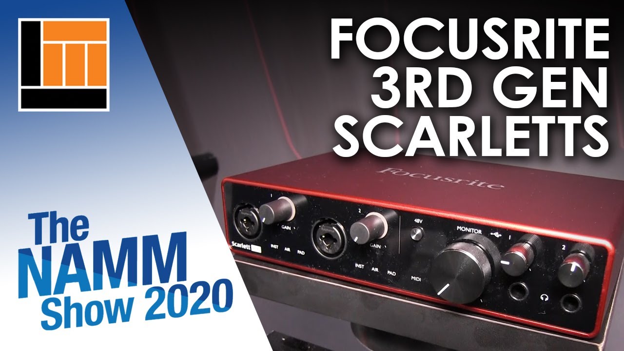 Focusrite Scarlett 2i2 Studio 3rd Gen W/Mic And Headphones