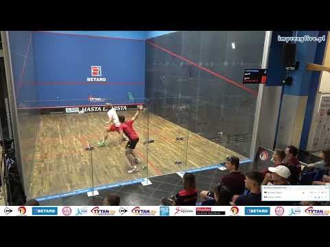 Edmon Lopez 🇪🇸 - 🇨🇭 Dimitri Steinmann  - ESF European Individual Closed Squash Championship 2023