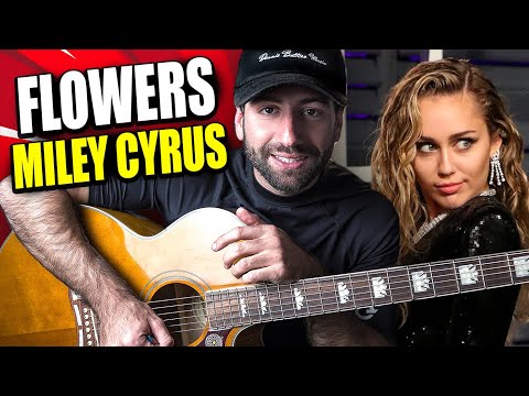 Tutorial di "Flowers" di Miley Cyrus alla chitarra! (Accordi e Ritmica)