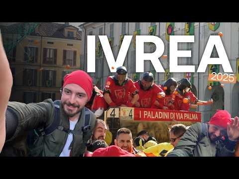 Storia, tradizione e colpi di arance al Carnevale di Ivrea 2025