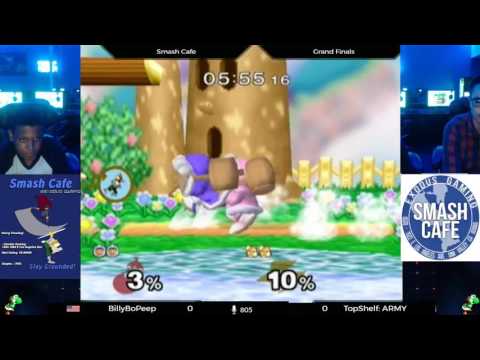 Smash Cafe 4 - ARMY (Ice Climbers) vs BillyBoPeep (Fox) - Grandfinals