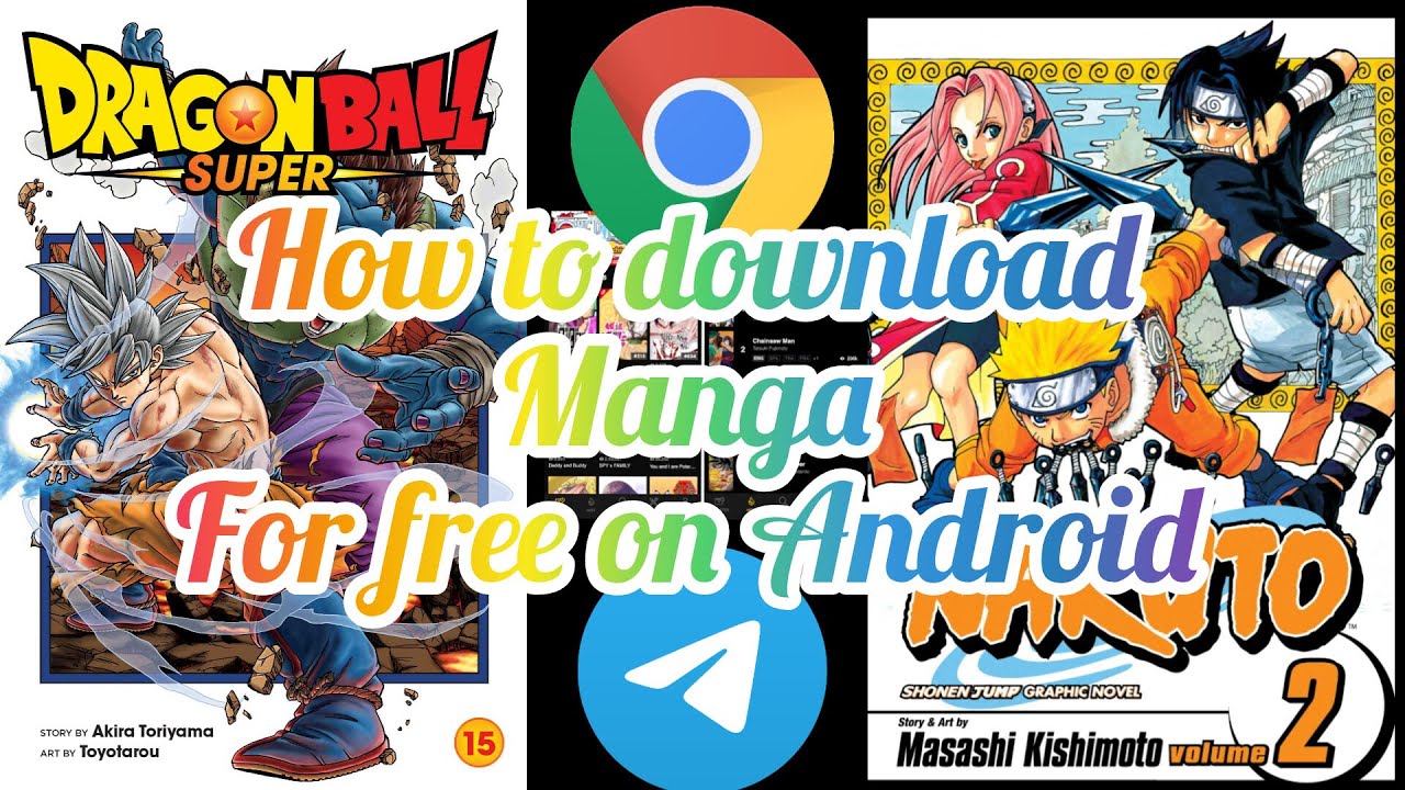 HOW TO DOWNLOAD PDF MANGA  FOR FREE ON YOUR PHONE IN  2025 ( Naruto & Dragon ball super)