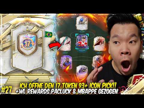 ICH ÖFFNE MEIN 17 TOKEN SWAPS 93+ ICONPICK🔥🔥 WL REWARDS GÖNNEN + MBAPPE GEZOGEN😱 EAFC 26 PS5 RTG #27