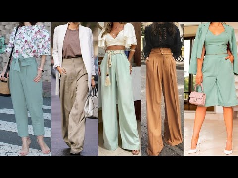 MODA 2024 PANTALONES EN TENDENCIA DE moda PRIMAVERA VERANO 2024