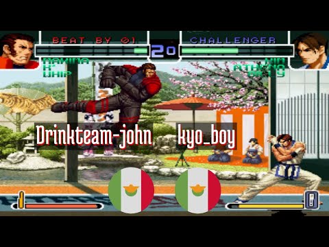 FT5 @kof2002: Drinkteam-john (MX) vs kyo_boy (MX) [King of Fighters 2002 Fightcade] Jan 21