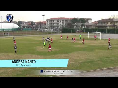 Alto Academy 2003 - Schio 14 gennaio 2018