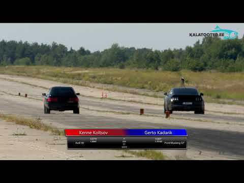Kenne Koltsov - Audi 90 vs Gerto Kadarik - Ford Mustang GT. Dragrace @ EDRA nationals 2019