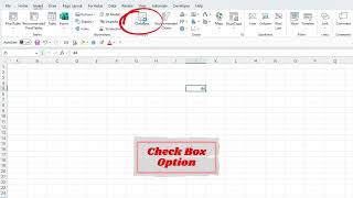 Focus Cell & Check Box in Excel 365