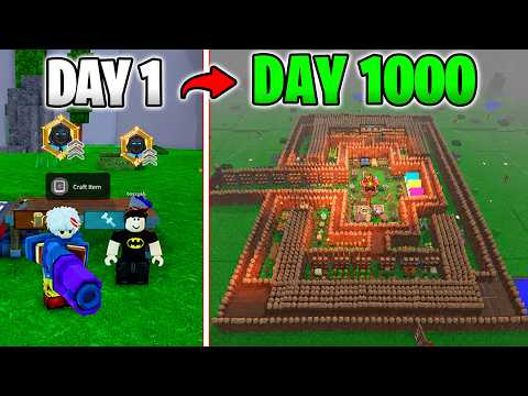 1000 Days with Subscribers and We Build the Strongest Base Ever In 99 Nights in the Forest