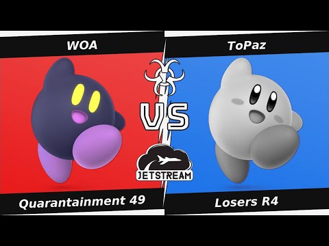 Quarantainment 49 Losers R4 - WOA (Kirby) Vs. ToPaz (Kirby) Smash Ultimate - SSBU