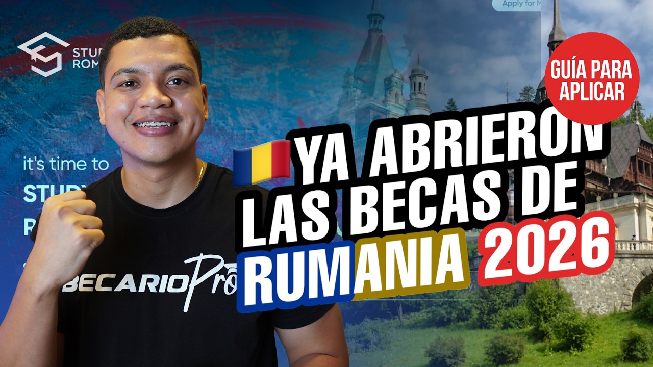 YA puedes aplicar a la Beca del Gobierno de Rumania 2026 🇷🇴 | Guía Paso a Paso y Requisitos