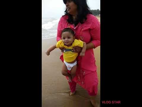 TWINS first Day out at the Beach!! compilation